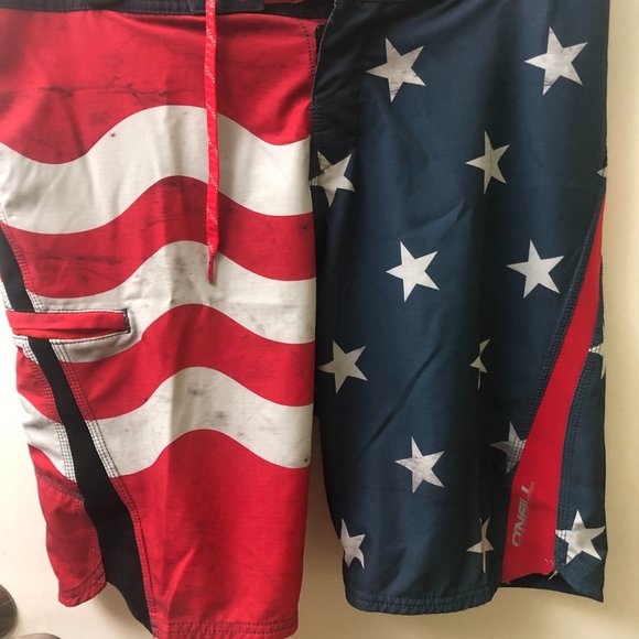 O'Neil American Flag Board Shorts - Picture 1 of 3